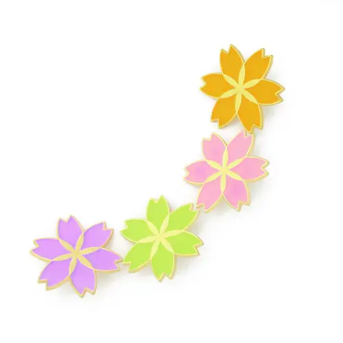 Cherry Blossom Lapel Pins