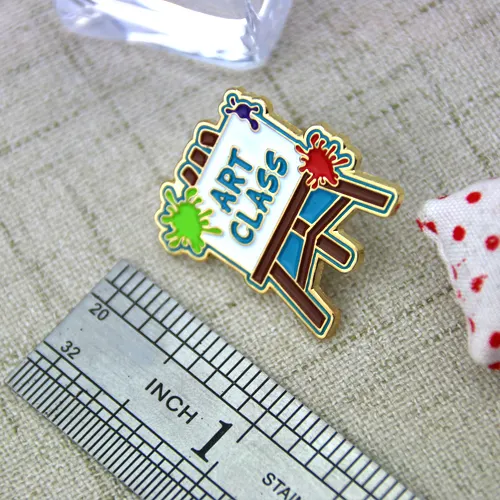 Custom Lapel Pins for Art Class