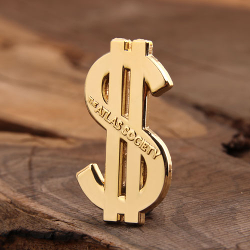 Dollar Sign Custom Lapel Pins