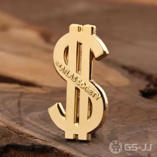 Dollar Sign Custom Lapel Pins Dollar Sign Custom Lapel Pins