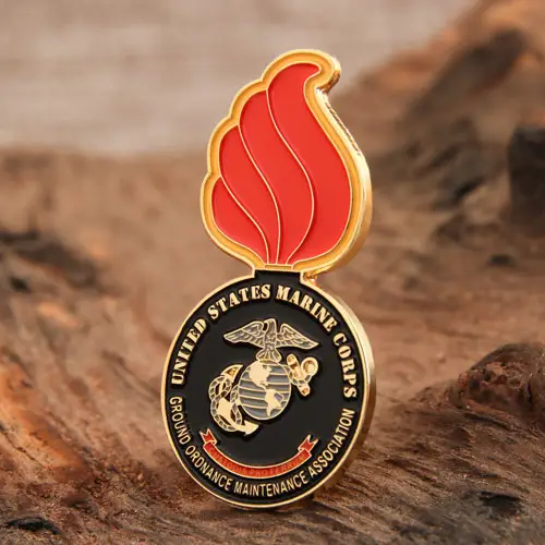 Red Fire Lapel Pin Red Fire Lapel Pin