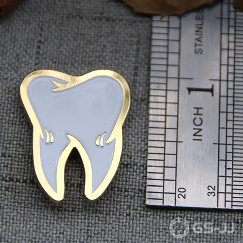 Soft Enamel Lapel Pins for Tooth Soft Enamel Lapel Pins for Tooth