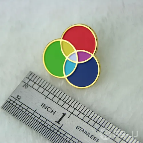 Three Primary Colors Lapel Pins Three Primary Colors Lapel Pins