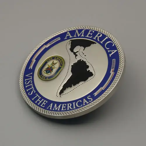 Visits the Americas Custom Coins Visits the Americas Custom Coins