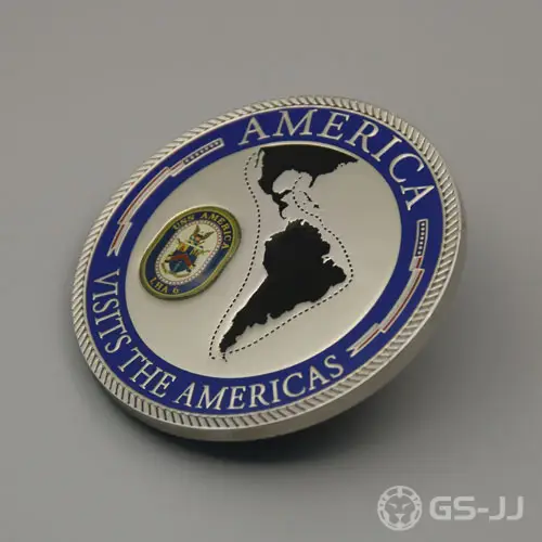 Visits the Americas Custom Coins Visits the Americas Custom Coins