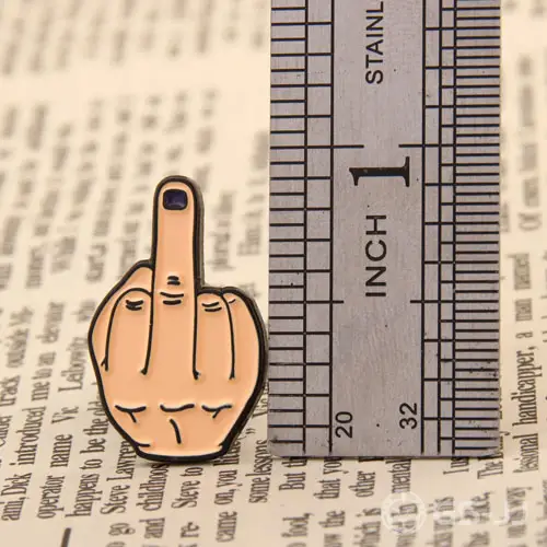Middle Finger Enamel Pins Middle Finger Enamel Pins