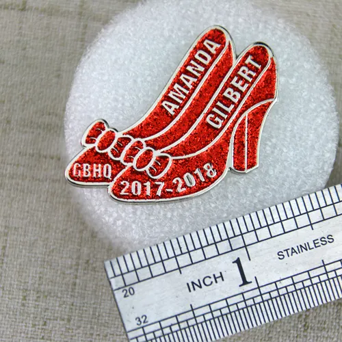 Soft Enamel Pins for Red High Heels Soft Enamel Pins for Red High Heels