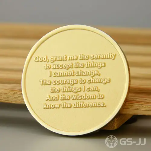 Serenity Prayer Custom Challenge Coins Serenity Prayer Custom Challenge Coins