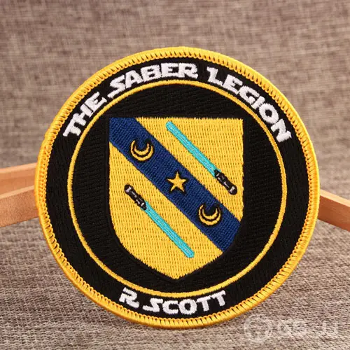 Saber Custom Embroidered Patches No Minimum Saber Custom Embroidered Patches No Minimum