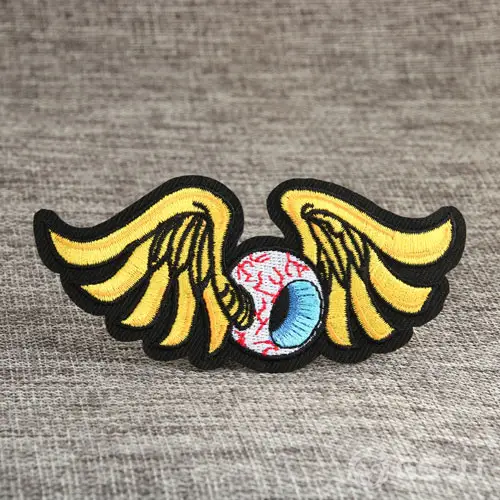 A Eyeball With Wings Cheap Custom Patches A Eyeball With Wings Cheap Custom Patches