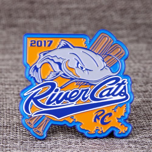 River Cats Baseball Trading Pins