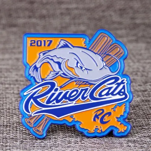 River Cats Baseball Trading Pins