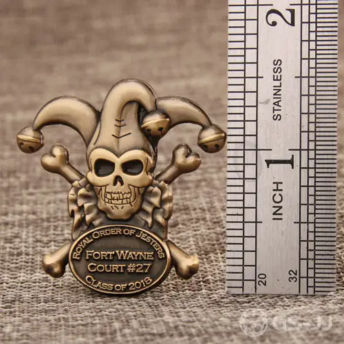 Royal Order of Jesters 3D Custom pins Royal Order of Jesters 3D Custom pins