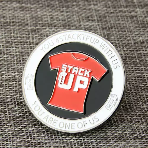 Stack Up Challenge Coins