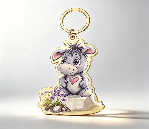 Custom anime UV printed key chains