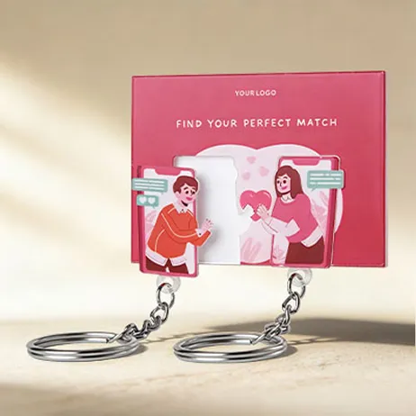 Custom Couple Acrylic Keychain