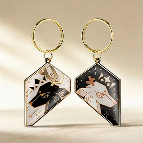 Custom Couples Matching Keychains 
