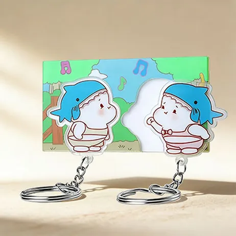 Custom Cute Couples Keychain