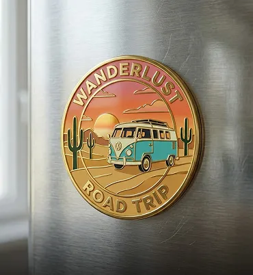 custom metal magnets for souvenir