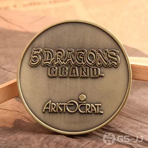 5 Dragons Grand Custom Coins 5 Dragons Grand Custom Coins