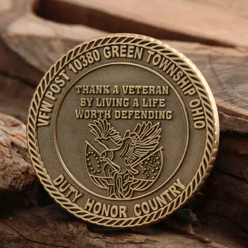 VFW Custom Challenge Coins VFW Custom Challenge Coins