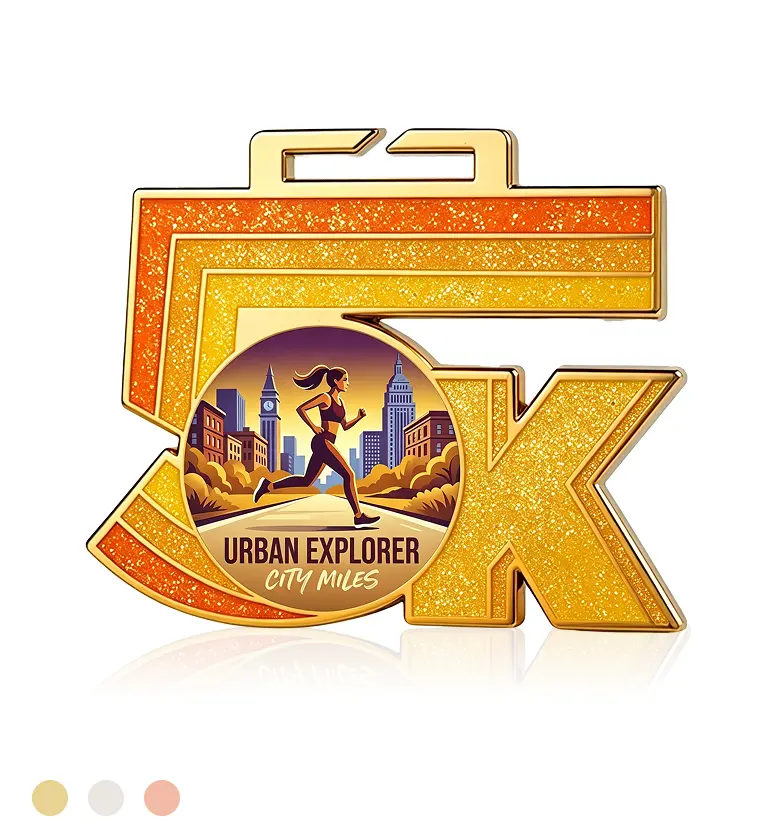 Custom 5K Race Medals