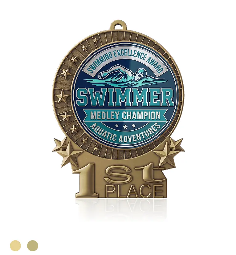 Artistic Swimmer Celebration Medal