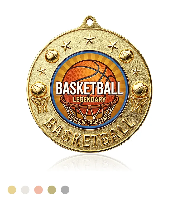 Custom Basketball Champion Medal