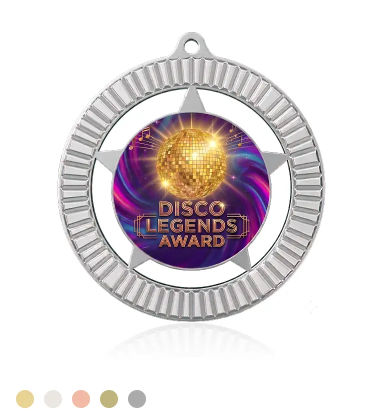 Disco Ball Music Medal