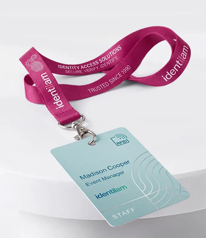 Custom lanyards with RFID Chip