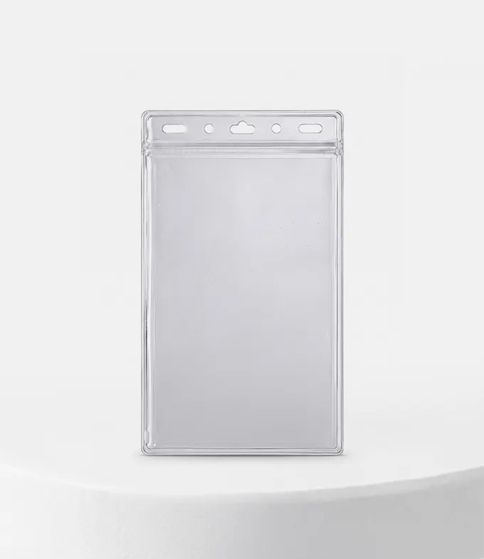 Vertical Transparent Badge Holder