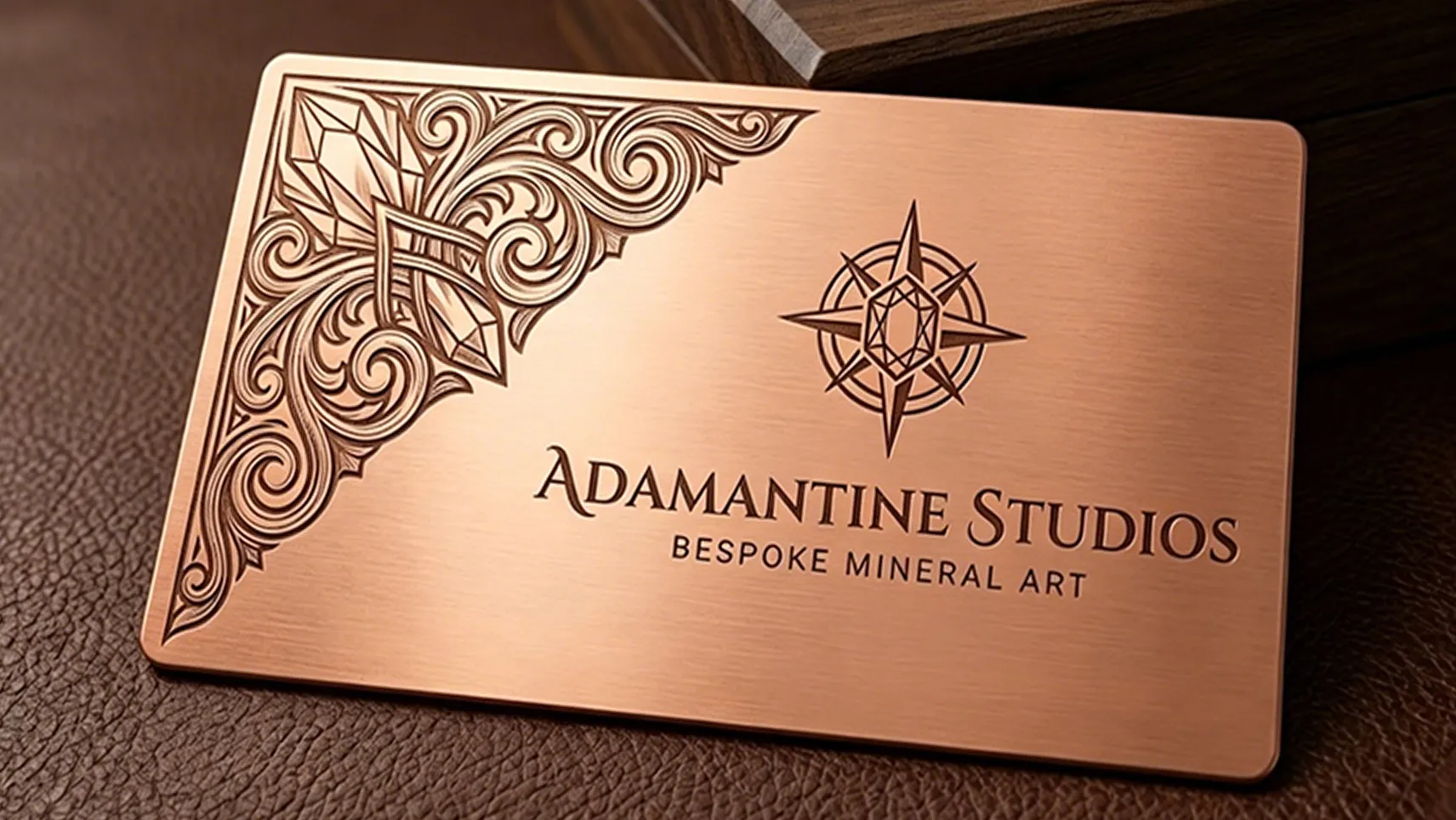 Custom Copper Metal Business Cards Custom Copper Metal Business Cards