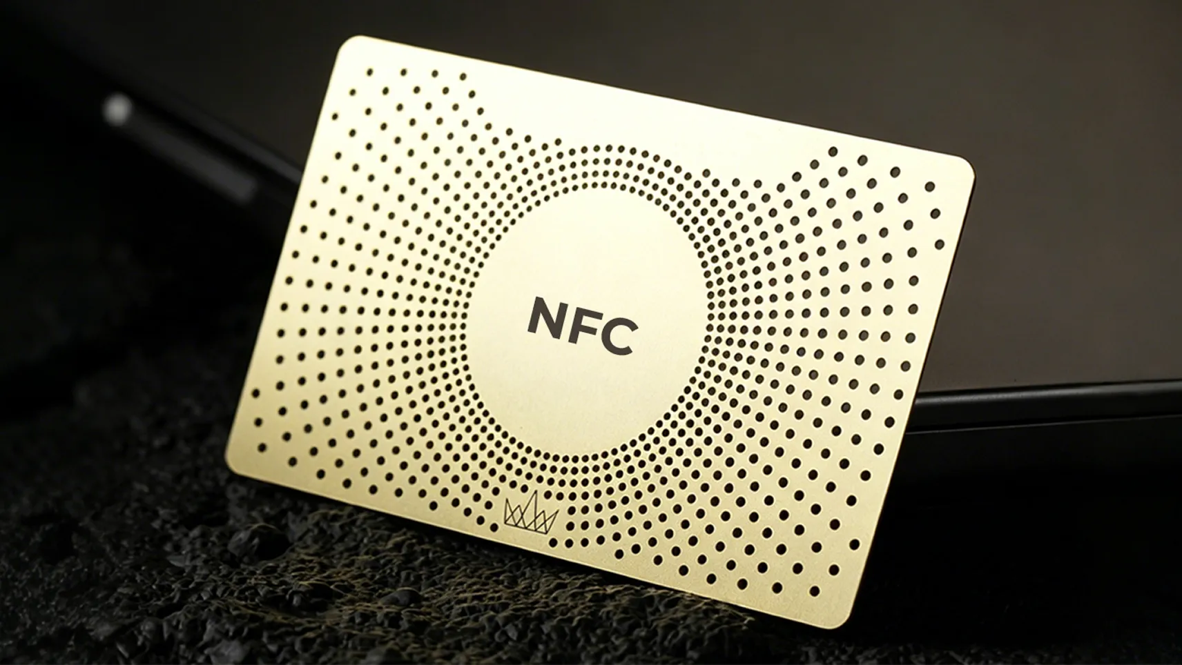 Gold Metal NFC Business Cards Gold Metal NFC Business Cards