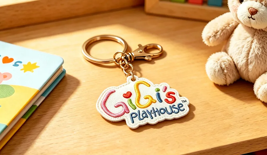 Soft Personalised Embroidered Keychains Soft Personalised Embroidered Keychains