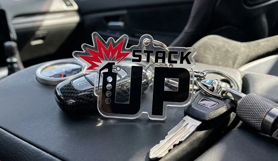 custom acrylic keyring on car keys custom acrylic keyring on car keys