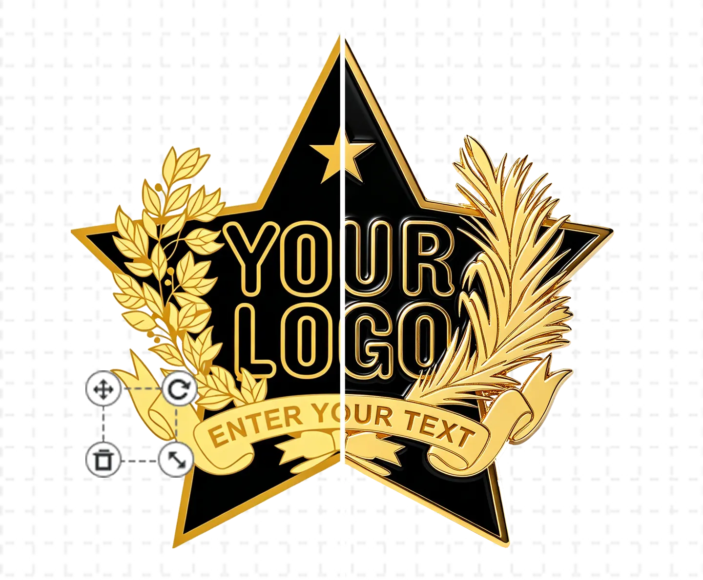 Star Pins Template