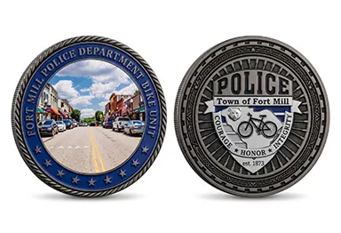 Bike Unit Police Coin