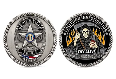 Collision Investigation Unit Coin