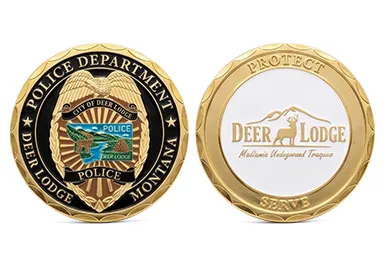 Deer Lodge Police Department Coin