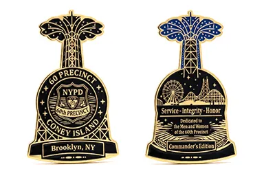NYPD 60th Precinct Coin