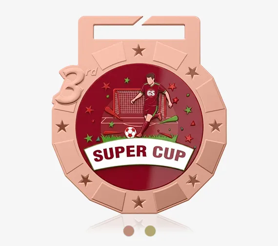 Super Cup Soccer 3rd Place Medal Super Cup Soccer 3rd Place Medal