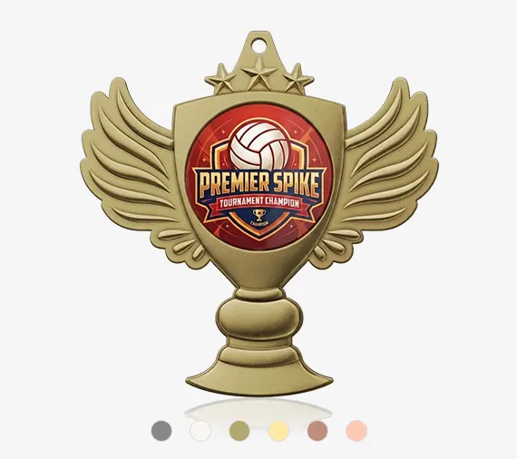 Volleyball Champion Medal Volleyball Champion Medal