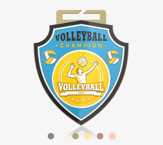 Volleyball champion shield medal Volleyball champion shield medal