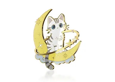 Glitter Enamel Pins