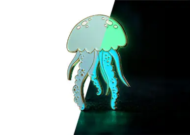 Glow in Dark Pins