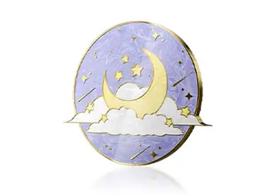Pearlescent Hard Enamel Pin