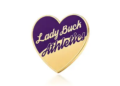 Custom  Heart Shape Rush Pins
