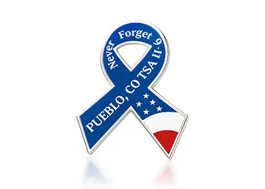 Custom  Ribbon Shape Rush Pins
