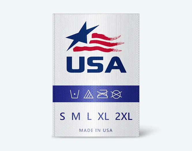 Custom Printed Care Labels