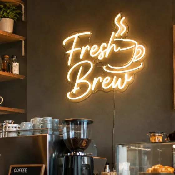 Coffee shop neon sign Coffee shop neon sign
